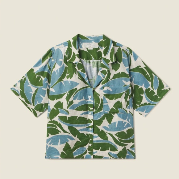 Birds of Paradis by Trovata Linen Nico Shirt and Lucy Shorts - Picture 10 of 15